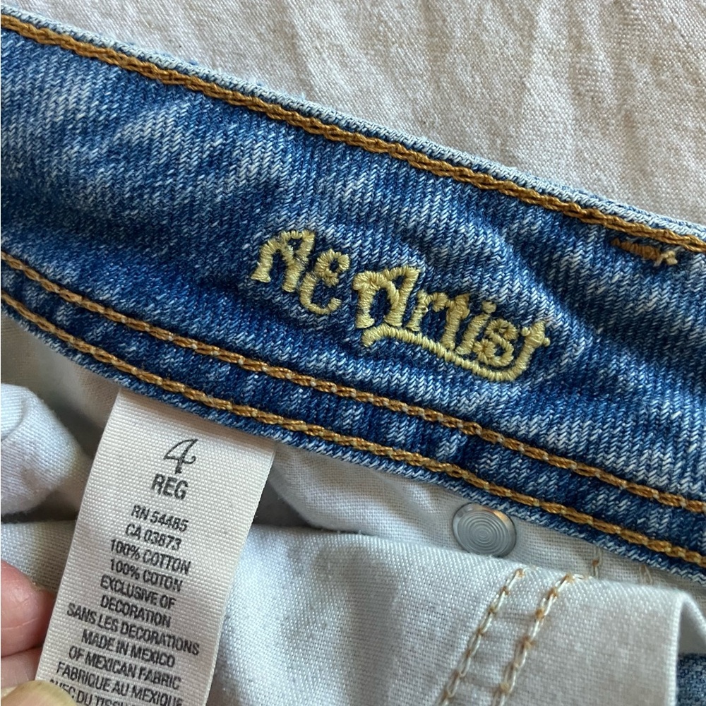 American Eagle Artist Light Blue Flare Jeans - Mid Rise Wide Leg